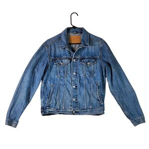 GAP Denim Trucker Jacket Classic‎ Blue Jean Medium Wash Women